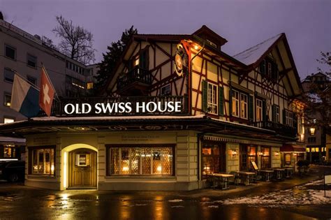 Gallery Restaurant Old Swiss House Luzern Schweiz