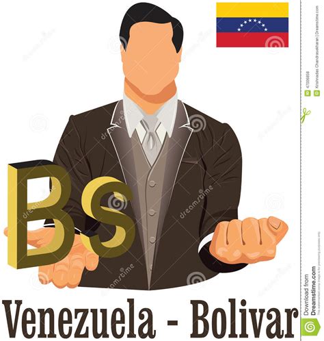 Venezuelan president nicolas maduro issued venezuela new currency sovereign bolivar (bs. Venezuela Currency Symbol Bolivar Representing Money And ...