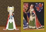 Joan of Kent. c. 1361 (1328-1385), The "Fair Maid of Kent," Princess of ...