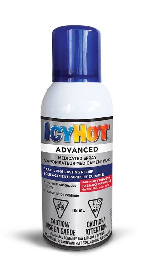 Icy Hot Advanced Medicated Spray Walmart Canada