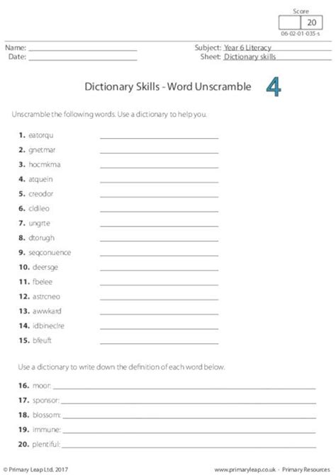 Commonly Misspelled Words Activity Sheets
