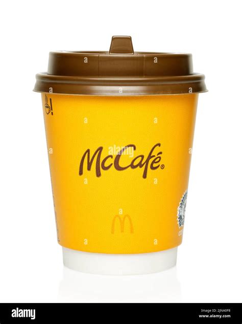 Mccafe Cup From Mcdonalds Cut Out Stock Photo Alamy