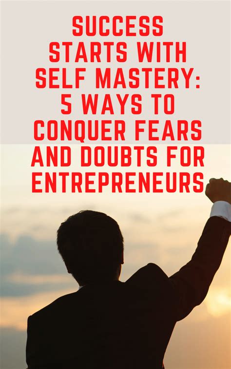 Success Starts With Self Mastery