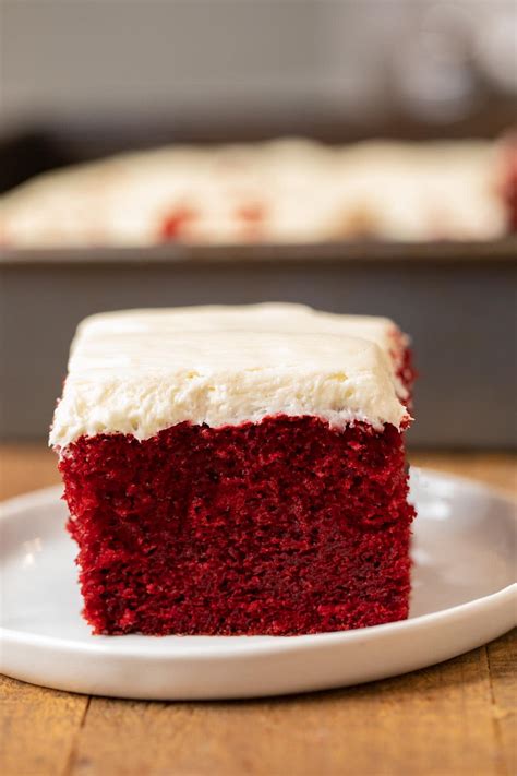 Easy Red Velvet Sheet Cake Recipe Dinner Then Dessert