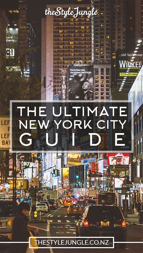 The Ultimate New York City Guide New York City Guide Travel New