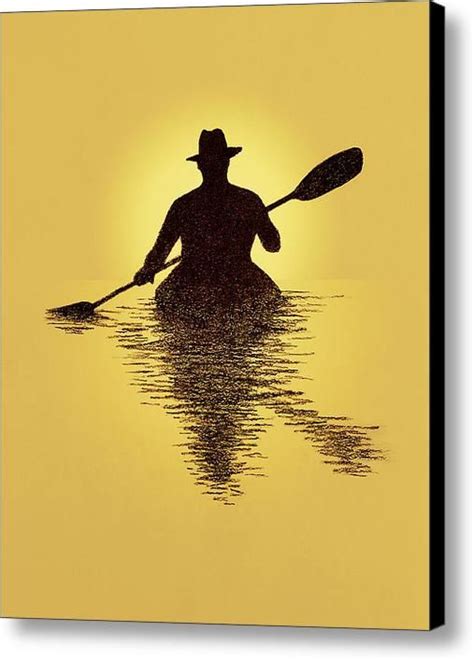 Kayaker Sunset Canvas Print Canvas Art By Garry Mcmichael In 2021