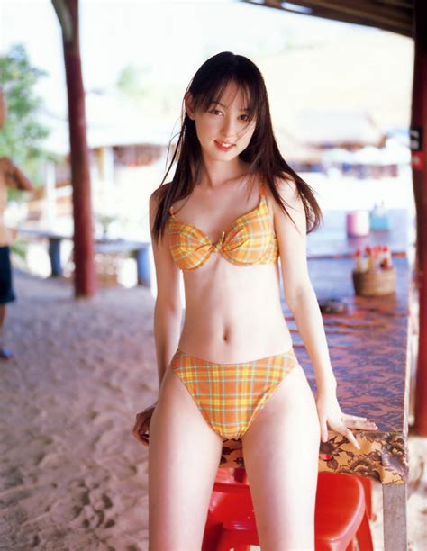 Akiyama Rina Beach Bikini Photo Medium Plaid Swimsuit Image View Gelbooru Free