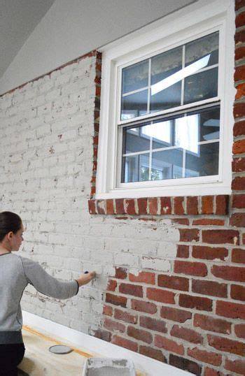 15 Mortar Rubbed Brick Ideas Brick Painted Brick White Wash Brick