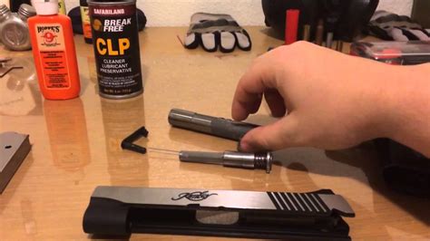 How To Disassemble Clean Reassemble Kimber Eclipse 1911 Youtube
