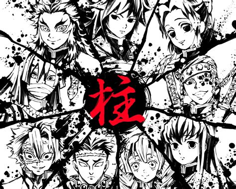 Demon Slayer Manga Pfp Black And White Halvedtapes