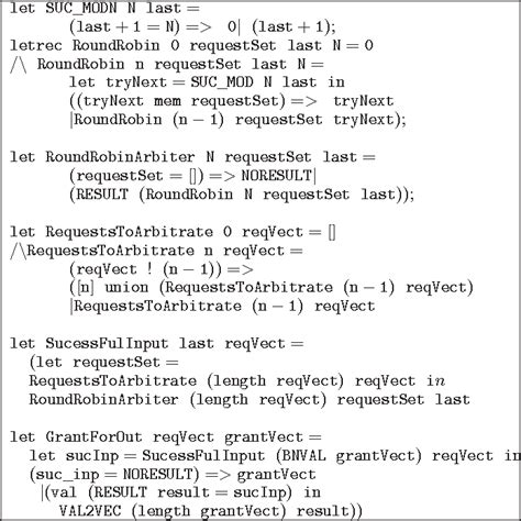 Figure 1 From Enhanced Symbolic Simulation Of A Round Robin Arbiter