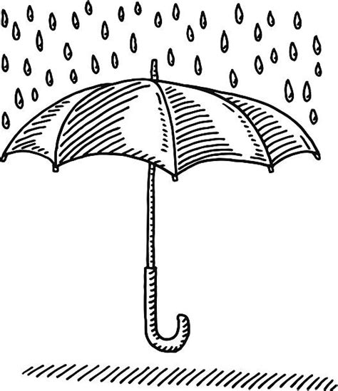Black And White Umbrella Illustrations Royalty Free Vector Graphics
