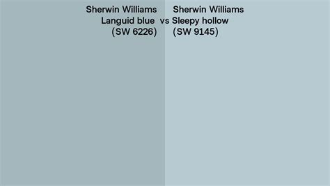 Sherwin Williams Languid Blue Vs Sleepy Hollow Side By Side Comparison