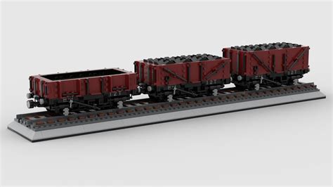 Lego Lms T Plank Wagons Dark Red Livery Planks Plank Flickr