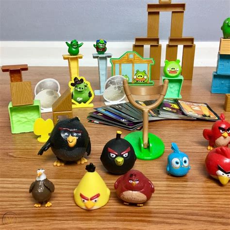 Angry Birds Toys Lot Figures Blocks Cards Playset 1878557861