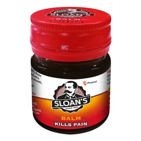 Buy Sloans Pain Relief Balm 20g Online And Get Upto 60 Off At Pharmeasy