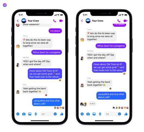 Facebook Messenger Releases Cross App Group Chats Further Integrating