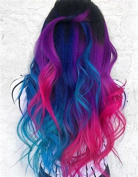 104 Pastel And Also Hidden Rainbow Hair Color Ideas In