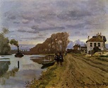 Claude Monet - Infantry Guards Wandering along the River | Claude monet ...