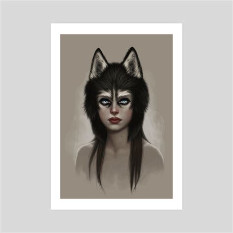 Husky An Art Print By Fernanda Suarez Inprnt