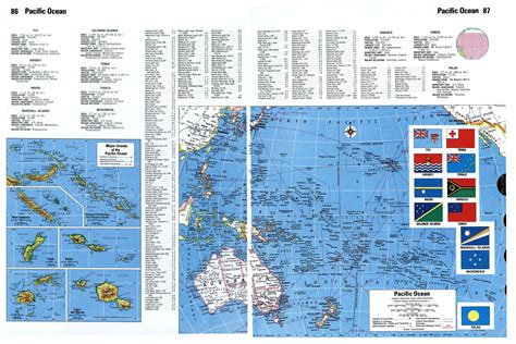 Large Detailed Map Of Pacific Ocean Islands Other Maps Of The World