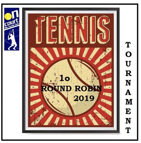 Thanks to all see you next year. 1o Round Robin 2019 by On Court Rio Tennis Club!