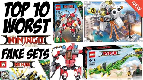 Top 10 Worst Lego Ninjago Movie Fake Sets Youtube