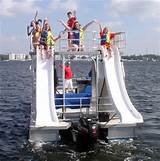 Pictures of Pontoon Boat With Slide