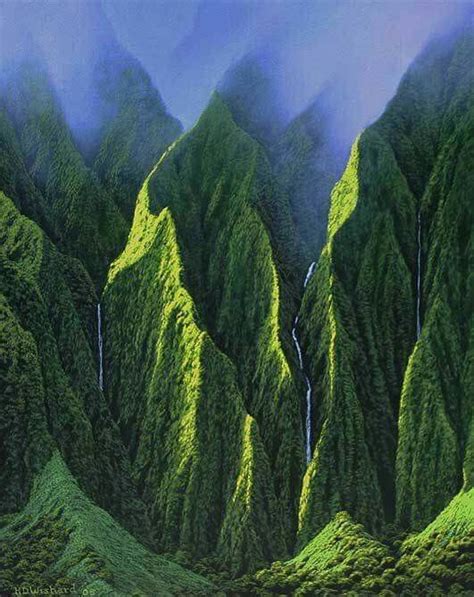 Majestic And Beautiful Koolau Mountainswindward Sideeastern Oahu