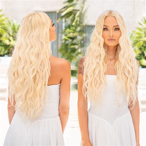 Beach Blonde Tape In Hair Extensions Glam Seamless Glam Seamless