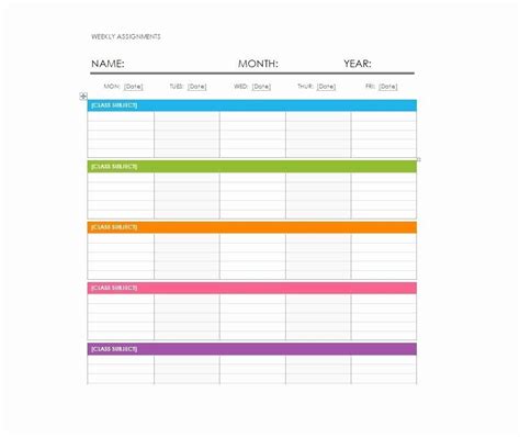 Template For Weekly Schedule Luxury 26 Blank Weekly Calendar Templates