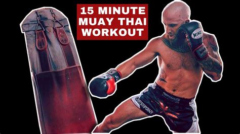 10 Minute Heavy Bag Workout For Muay Thai Iucn Water