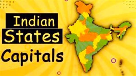Learn Indian States And Their Capitals India Map General Knowledge Images And Photos Finder