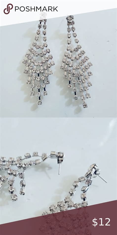 Diamond earrings | Amethyst teardrop earrings, Silver cz earrings, Diamond earrings