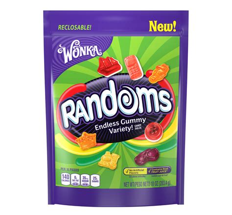 News New Wonka Randoms Gummy Candy