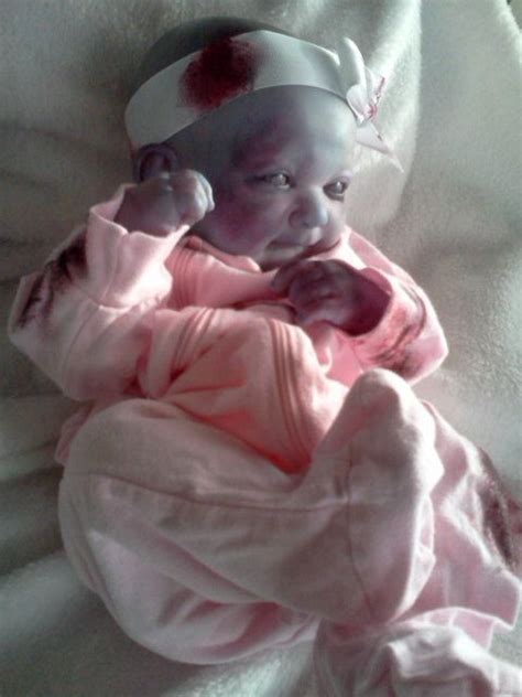 Ooak Reborn Zombie Baby Girl Lexi Creepy Baby Dolls Creepy Dolls