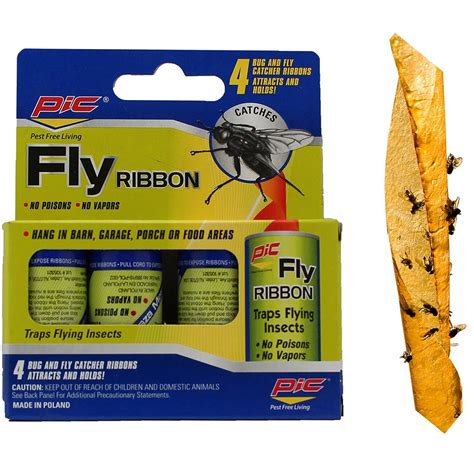 16 Pack Fly And Bug Sticky Tape Trap Glue Ribbon Strip Flies Packs Insect