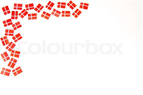 Dannebrog Flag Danish Stock Image Colourbox