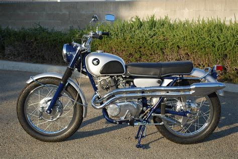 Restored Honda Cl305 Scrambler 1966 Photographs At Classic Bikes