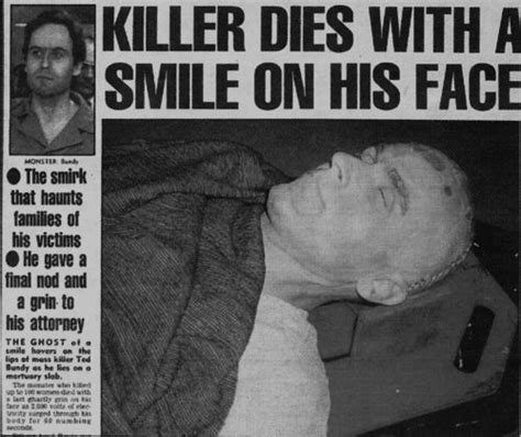 Years Ago Today Serial Killer Ted Bundy Was Executed By Electric Chair