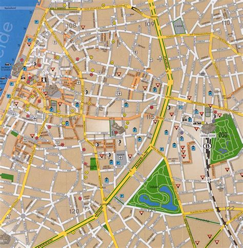 Antwerp Tourist Map Antwerp Belgium Mappery