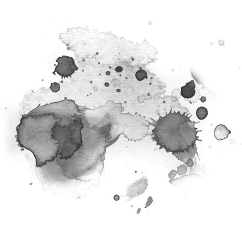 Watercolor Splashes Black And White Liked On Polyvore Watercolor Splash
