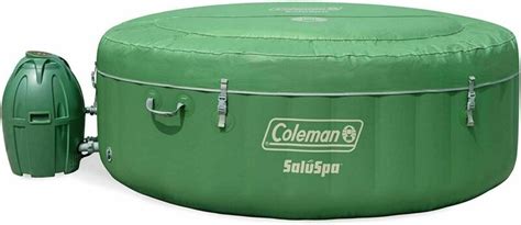 Coleman Saluspa Inflatable Hot Tub Spa Green And White New In Box For