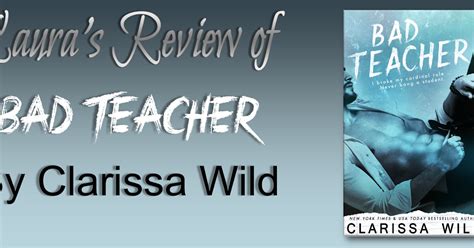 Smut Fanatics Lauras Review Of Bad Teacher By Clarissa Wild