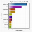 6. The most common causes of death globally as per year 2015 (WHO ...