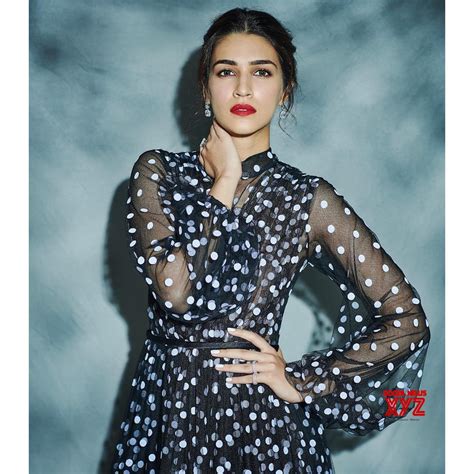 Actress Kriti Sanon New Stills In Polka Dots Dress Social News Xyz