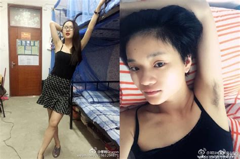 Chinese Women Are Showing Off Their Armpit Hair For The Armpit