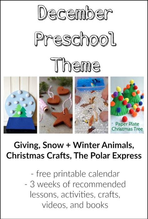Our December Preschool Theme December Preschool Themes December