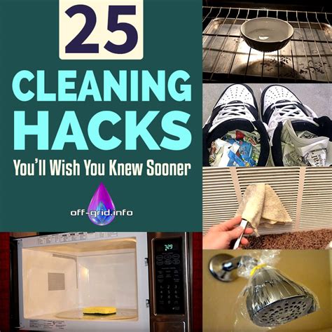 25 Cleaning Hacks Youll Wish You Knew Sooner Off Grid