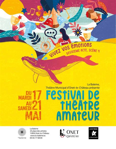 La Billetterie Du Festival De Théâtre Amateur Est Ouverte Onet Le Chateau